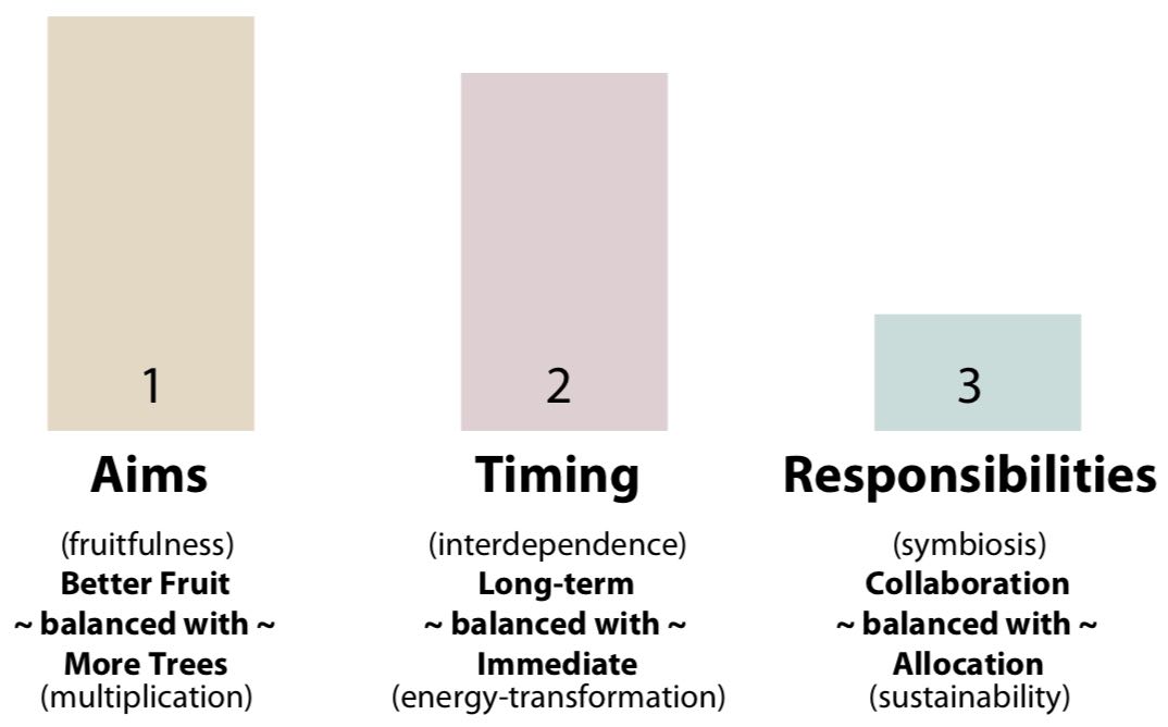 How strong each of the three pillars of stewardship are within your decision-making